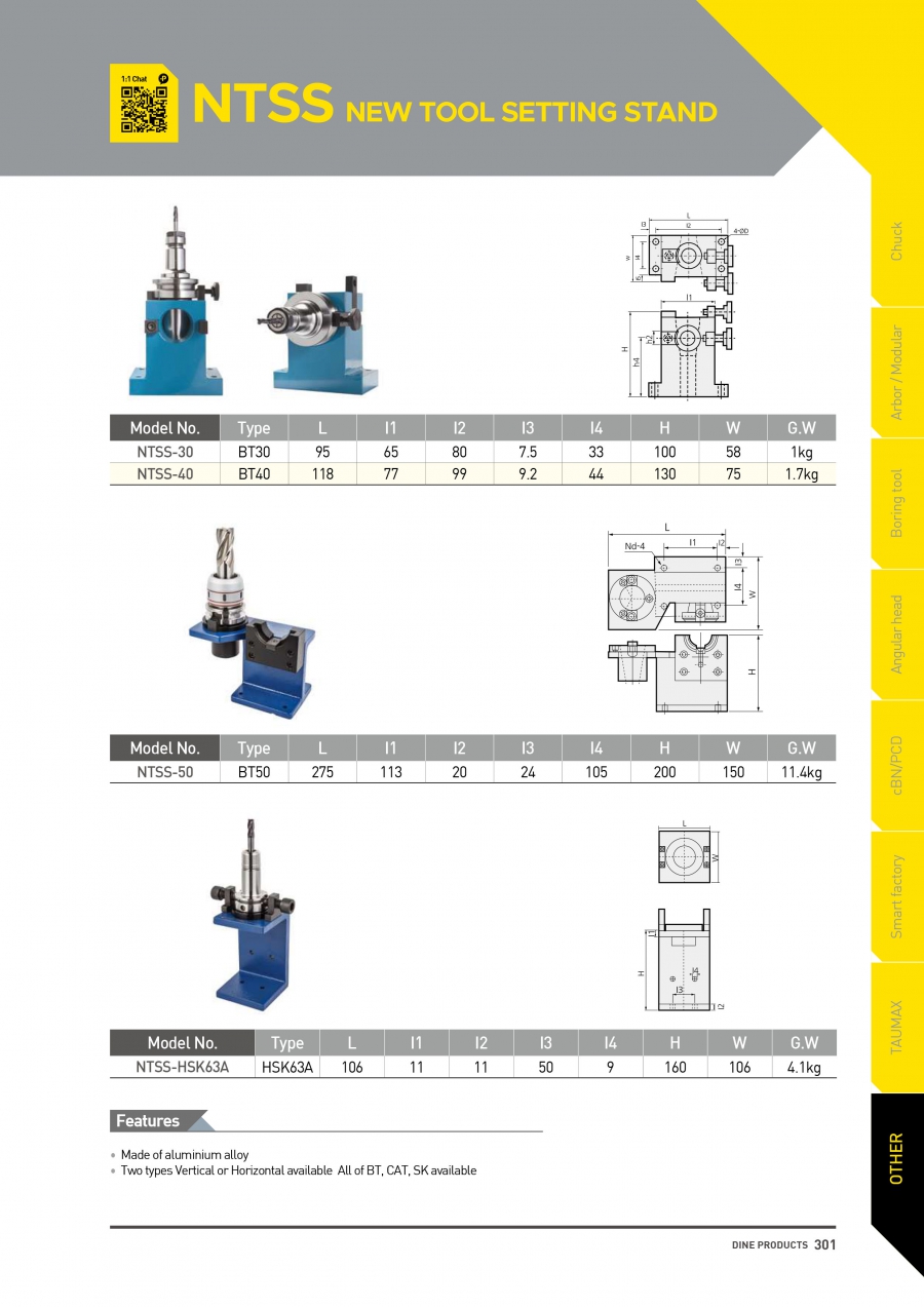 Đồ gá tháo lắp bầu kẹp dao BT, SK, CAT Dinox