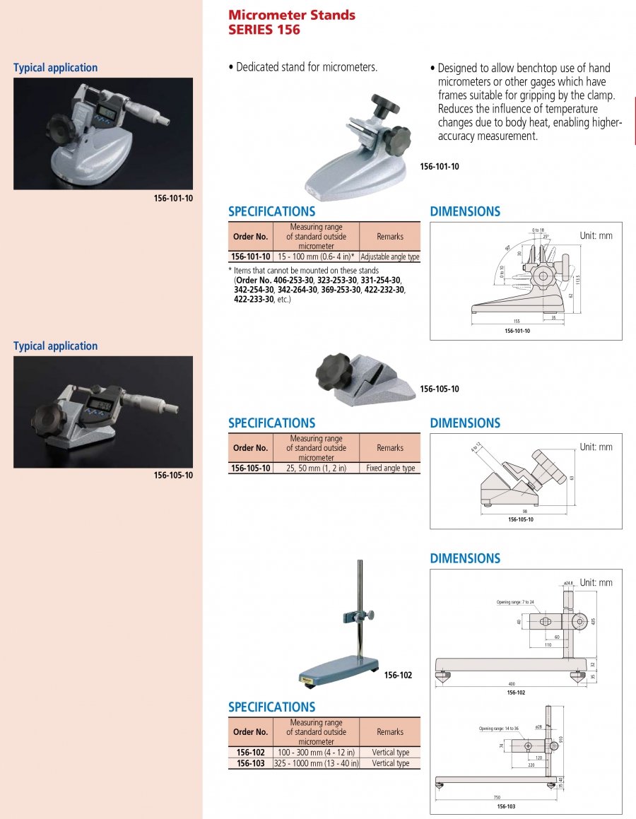 Đế gá Panme Mitutoyo 156-103 (325-1000mm)