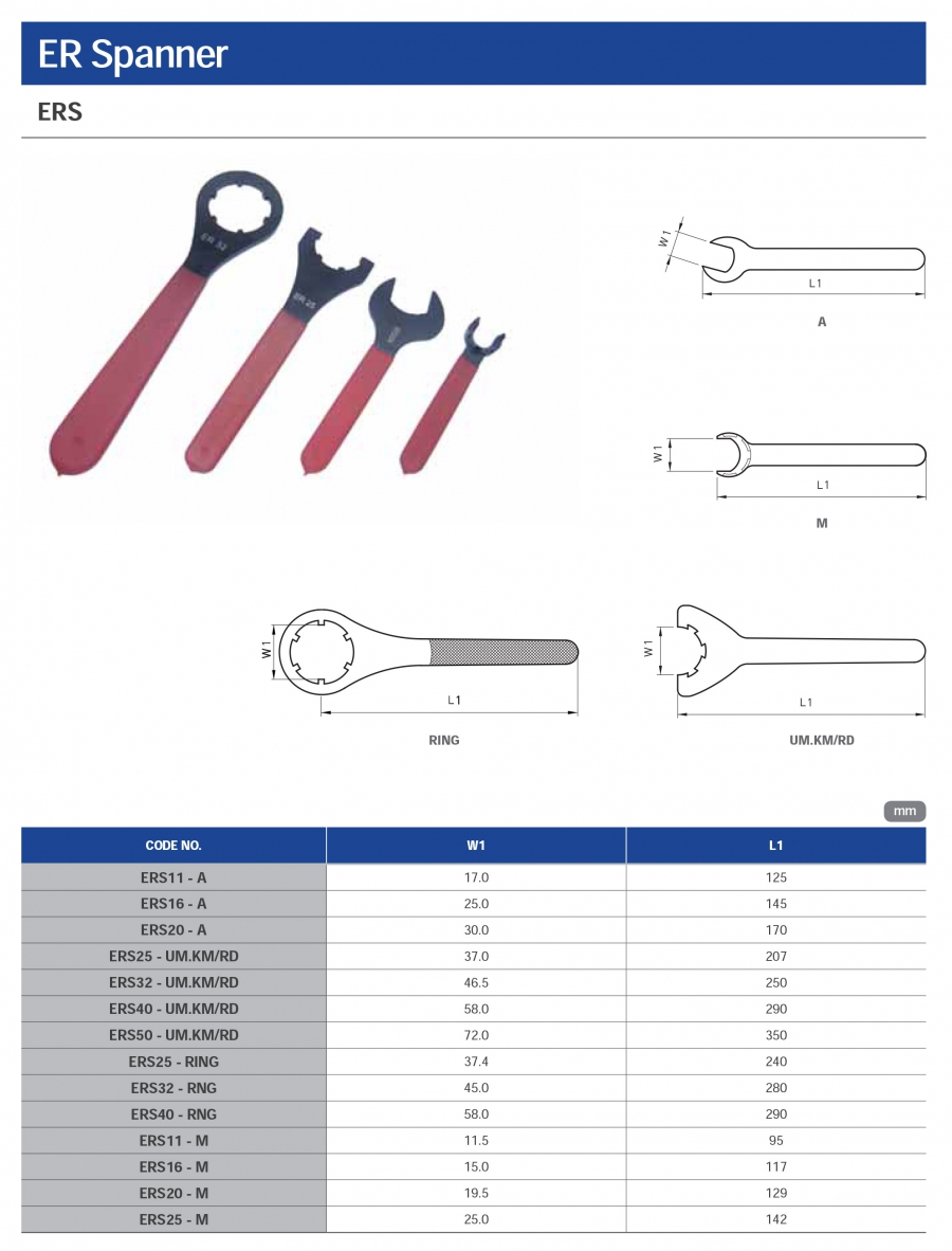 Chìa vặn bầu kẹp collet ER Jeil Solution