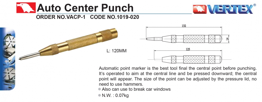 Bút lấy dấu tự động VACP-1 Vertex