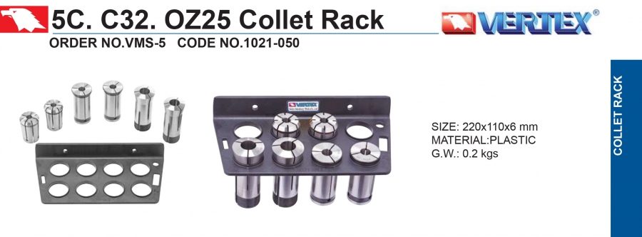 Giá đỡ collet 5C,  C32, OZ25 VMS-5 Vertex