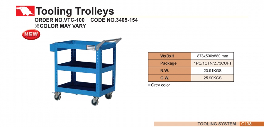 Xe đẩy dụng cụ VTC-100 Vertex