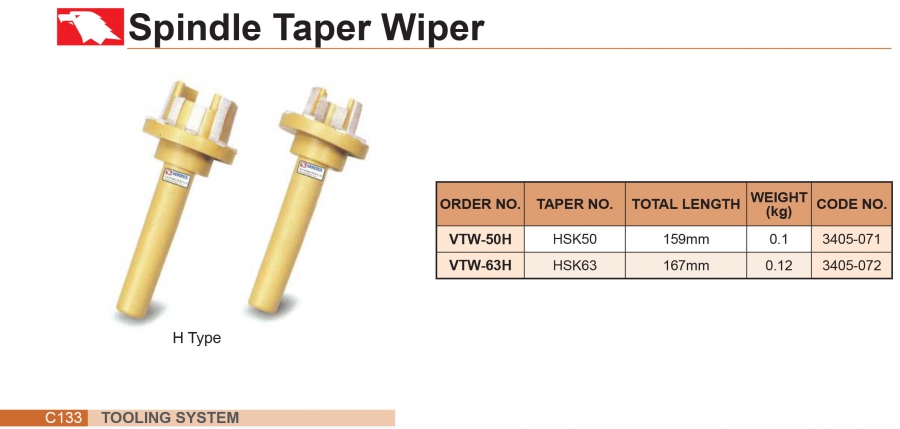 Dụng cụ vệ sinh trục chính VTW-40H, VTW-50H, VTW-63H, VTW-100H