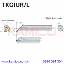 Dao tiện rãnh ngoài cán tròn TKGIUR/L Taumax