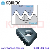 Mảnh dao phay ren tiêu chuẩn ISO Korloy