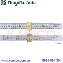 Thước lá inox có cữ chặn vạch KAIDAN SV-150DKD; SV-300DKD