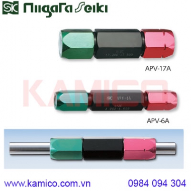 Tay cầm bằng nhôm kẹp trục chuẩn 2 đầu Niigata Seiki series APV