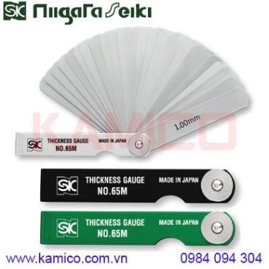 Dưỡng đo độ dày khe hở Niigata Seiki vỏ màu series CS
