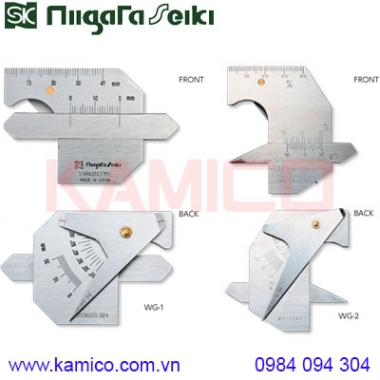 Thước đo mối hàn Niigata Seiki WG-1(M); WG-2(L)
