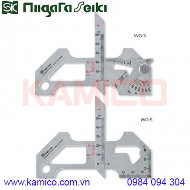 Thước đo mối hàn Niigata Seiki WG-3; WG-5