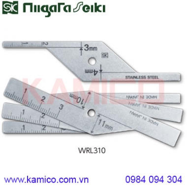 Dưỡng kiểm tra mối hàn Niigata Seiki WRL310; WRL1118