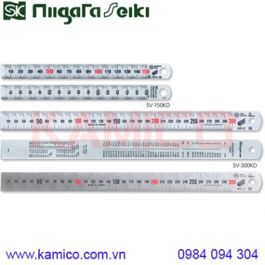 Thước lá Inox vạch KAIDAN Niigata Seiki series SV, ST