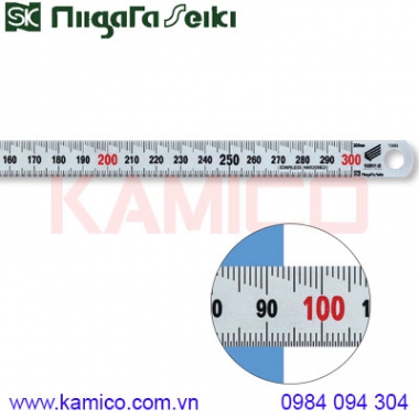 Thước lá Inox vạch KAIDAN Niigata Seiki HS-300KD