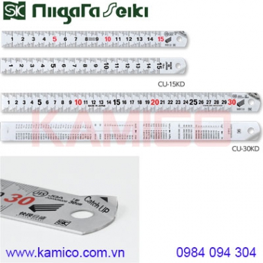 Thước lá Inox vạch KAIDAN Niigata Seiki series CU