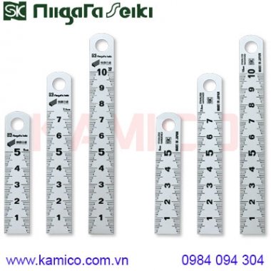 Thước lá Inox dạng đứng vạch KAIDAN Niigata Seiki series VG