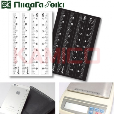 Thước dán nhựa PET vạch KAIDAN Niigata Seiki MSL-10KD