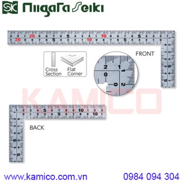 Thước ke vuông góc vạch KAIDAN Niigata Seiki seres MT/ TH