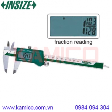 Thước cặp điện tử có hiển thị phân số Insize series 1102