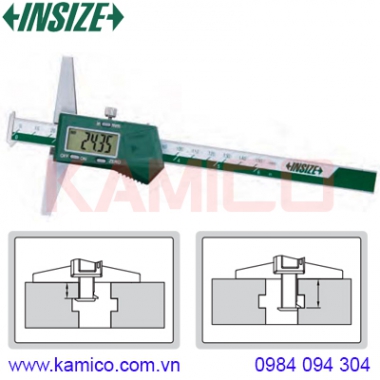 Thước đo sâu điện tử có 2 móc Insize series 1144