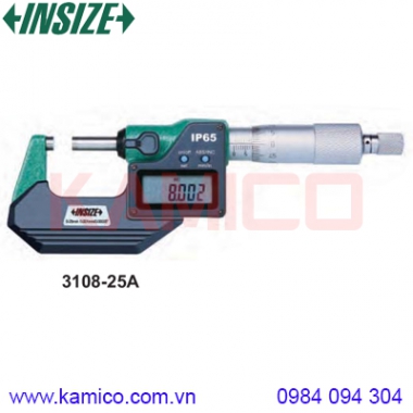 Panme đo ngoài điện tử IP65 Insize series 3108