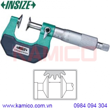 Panme cơ khí đo bánh răng Insize series 3282