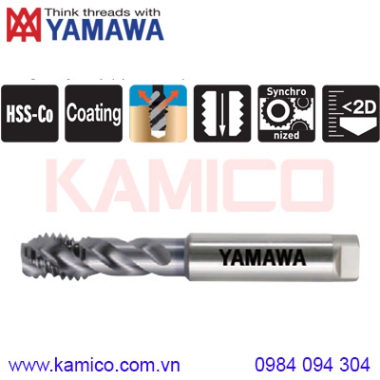 Mũi taro xoắn siêu nhanh cho thép cacbon HFIHS Yamawa