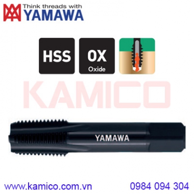 Mũi taro tay cho ống thép cacbon thấp, ren ngắn LC-S-PT Yamawa