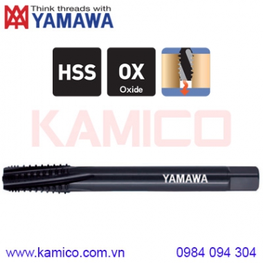 Mũi taro gián đoạn ren ống côn, cán dài LS-INT-PT Yamawa