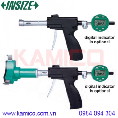 Thước đo lỗ 3 chấu dạng súng Insize series 2124
