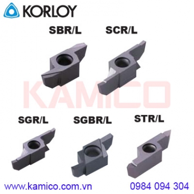 Mảnh dao cho cán dao tiện đa năng SG, ST, SB, SGB, SC Korloy