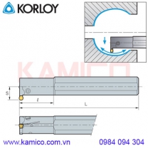 Cán dao tiện rãnh trong MGIVR/L Korloy (MGT Holder)