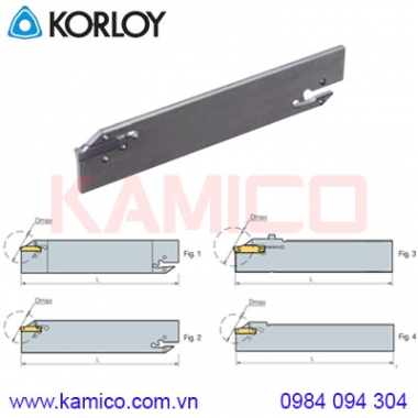 Cán dao tiện cắt đứt KGTB Korloy (KGT Holder)