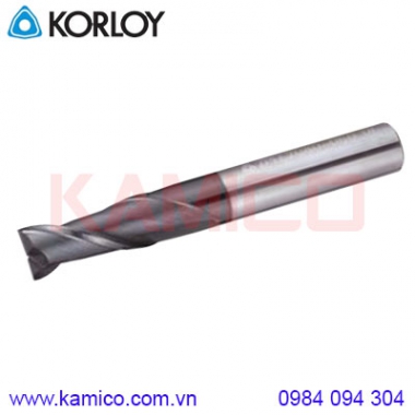 Dao phay ngón 2 me cán ngắn ZPSFE2000 Korloy (Z+ Endmill)