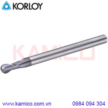 Dao phay cầu 2 me cán dài ZPLBE2000 Korloy (Z+ Endmill)