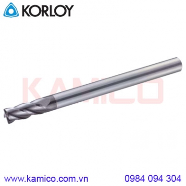 Dao phay góc R 4 me, cán dài ZPLRE4000 Korloy (Z+ Endmill)