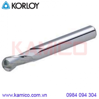 Dao phay cầu cho nhôm APBE2000 Korloy (A+ Endmill)