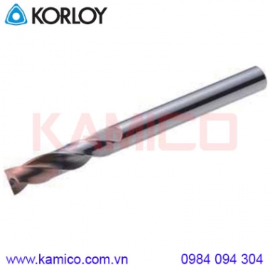 Mũi khoan phẳng có tưới nguội MSFDH (3P) Korloy (Ø2.5-7.0mm)