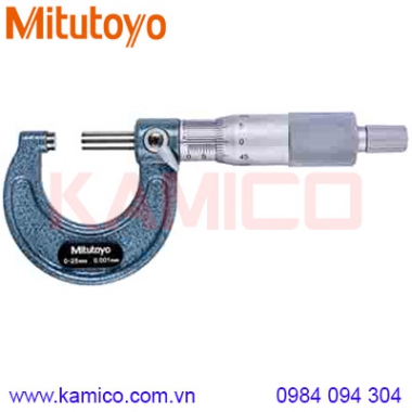 Panme đo ngoài cơ khí Mitutoyo 103-129 (0-25mm/0.001mm)