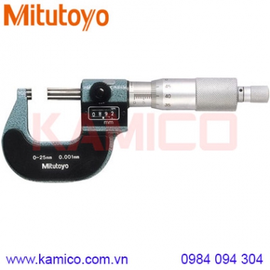 Panme đo ngoài hiển thị số Mitutoyo 193-111 (0-25mm/0.001mm)