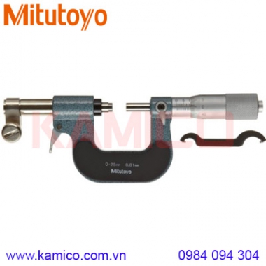 Panme đo ngoài gắn đồng hồ 0-25mm Mitutoyo 107-201