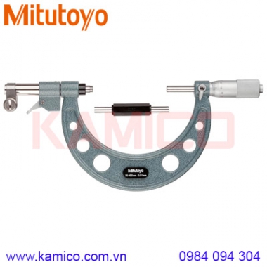 Panme đo ngoài gắn đồng hồ 75-100mm Mitutoyo 107-204