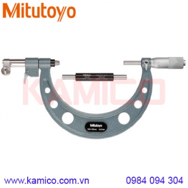 Panme đo ngoài gắn đồng hồ 100-125mm Mitutoyo 107-205