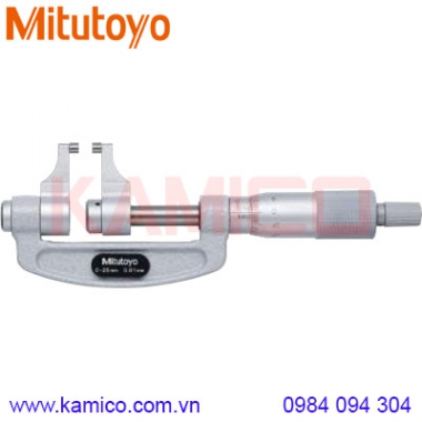 Panme đo ngoài cơ khí Mitutoyo 143-101 (0-25mm/0.01mm)