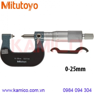 Panme cơ khí đo bước ren Mitutoyo 125-101 (0.4-0.5mm/64-48TPI)