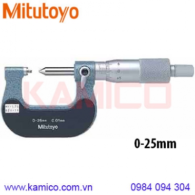 Panme cơ khí đo bước ren Mitutoyo 125-103 (1-1.75mm/24-14TPI)