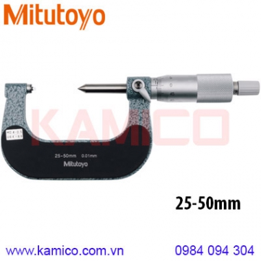 Panme cơ khí đo bước ren Mitutoyo 125-110 (3.5-5mm/8-5TPI)