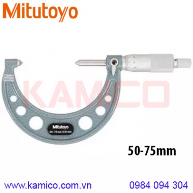 Panme cơ khí đo bước ren Mitutoyo 125-111 (0.4-0.5mm/64-48TPI)