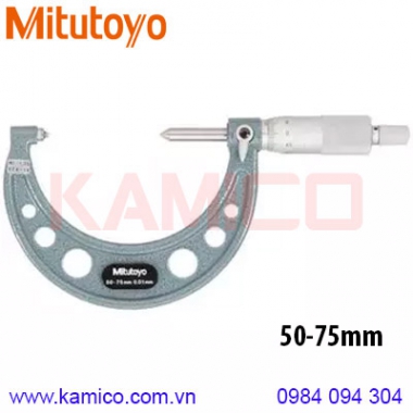 Panme cơ khí đo bước ren Mitutoyo 125-112 (0.6-0.9mm/44-28TPI)