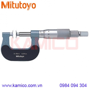 Panme cơ khí đo độ dày giấy Mitutoyo 169-101-10 (0-25/0.01mm)