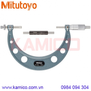 Panme cơ khí đo bánh răng Mitutoyo 124-177 (100-125mm/0.01mm)